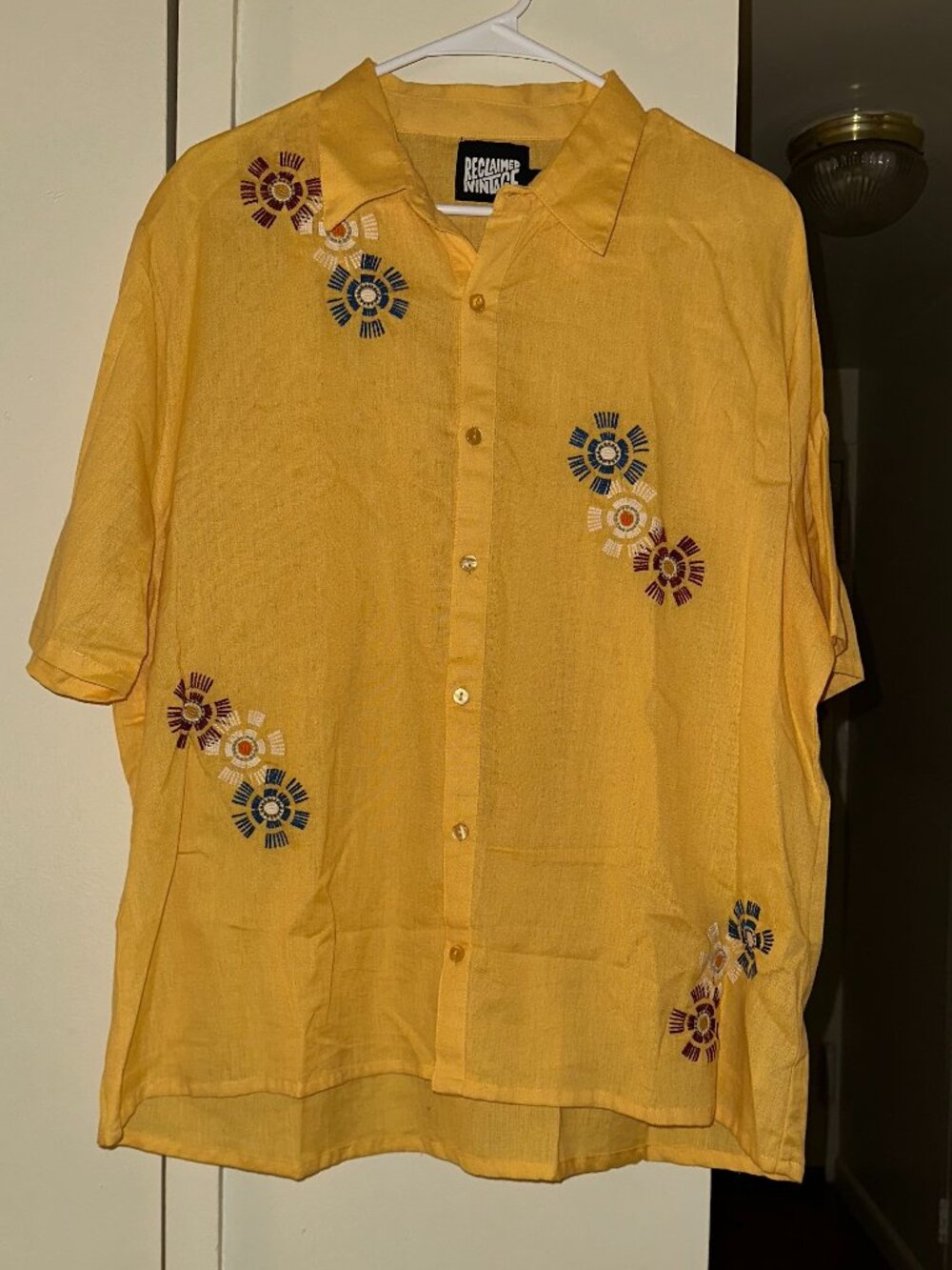 ASOS Reclaimed Vintage Yellow Shirt